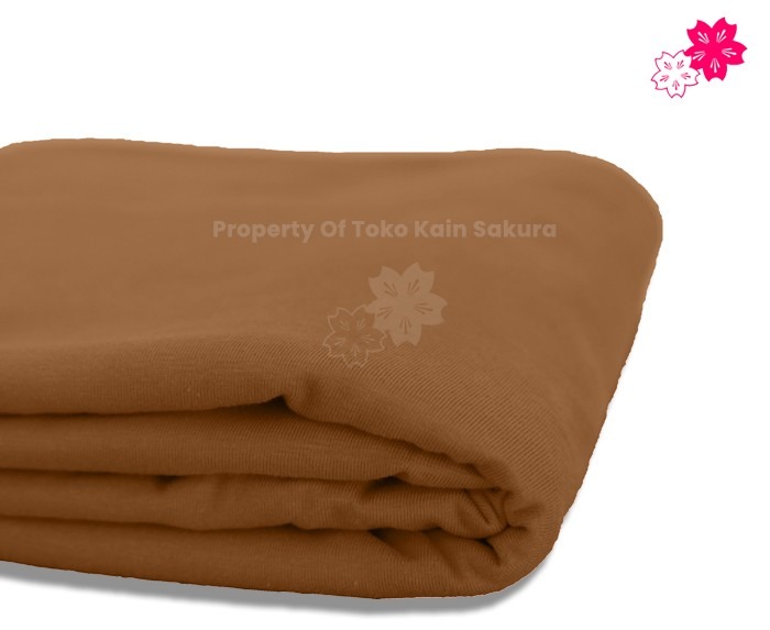 Cotton Combed 24s - Almond Brown