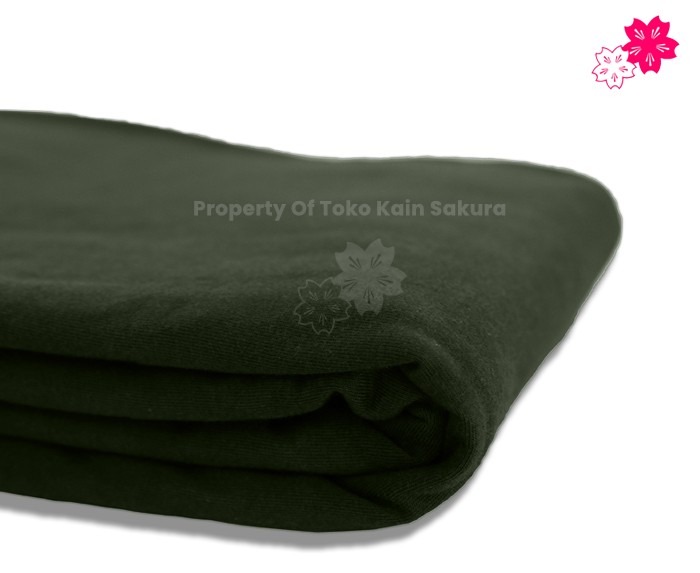 Cotton Combed 30s - Army Green