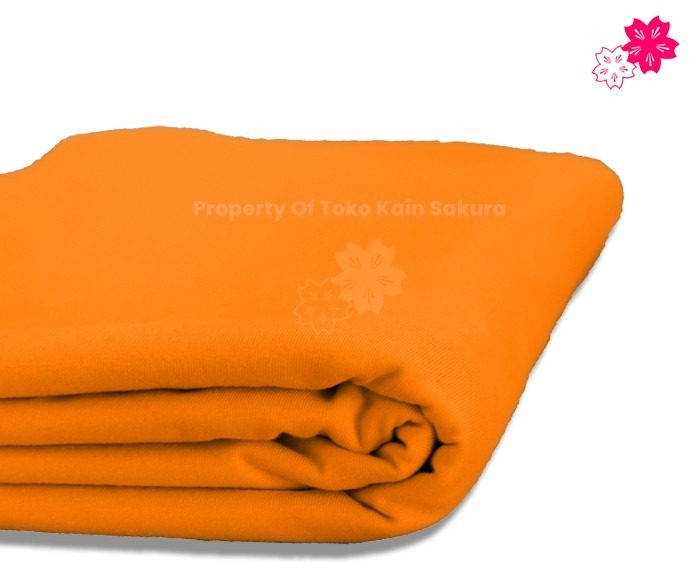 Cotton Combed 30s - Bright Orange