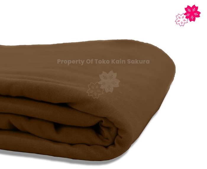 Cotton Combed 30s - Coklat Milo