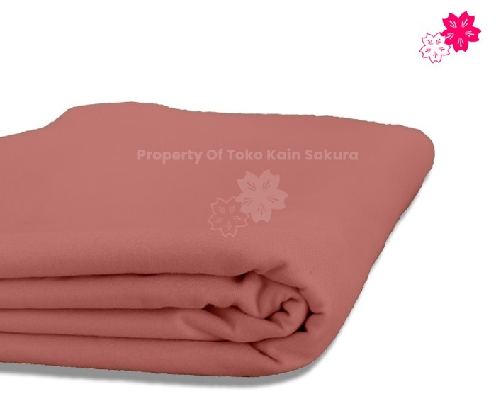 Cotton Combed 30s - Dusty Peach