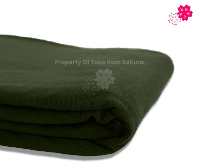 Cotton Combed 30s - Hijau TNI