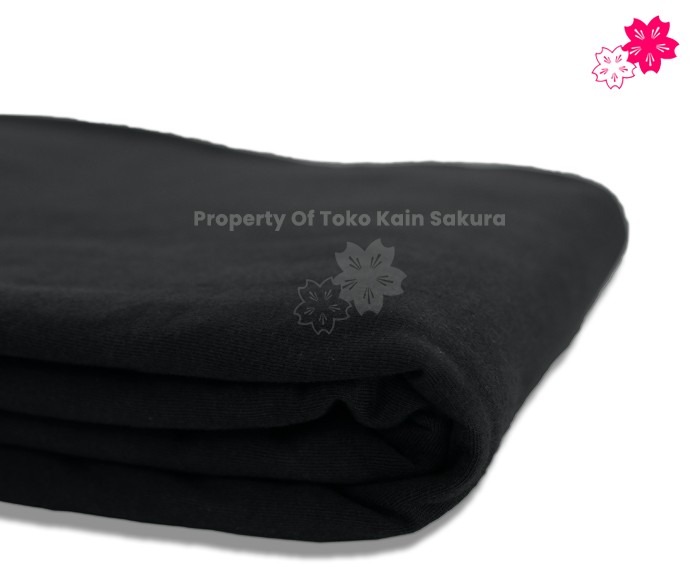 Cotton Combed 20s - Hitam Sulfur
