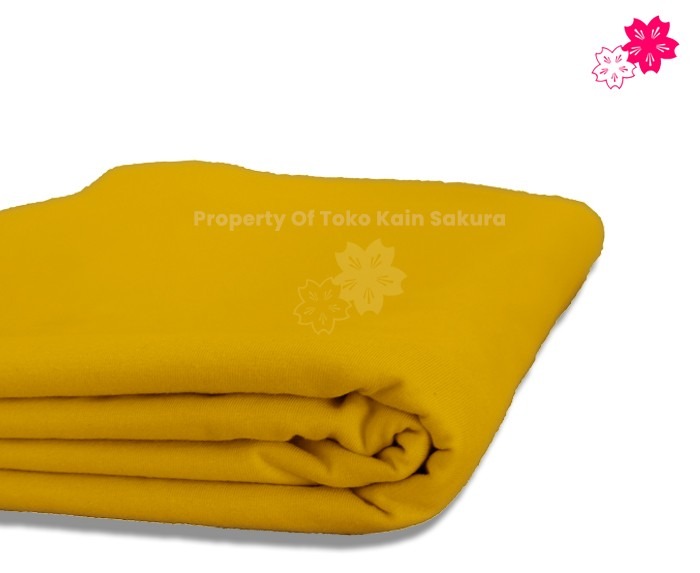 Cotton Combed 20s - Kuning Kenari