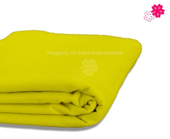 Cotton Combed 24s - Kuning Lemon