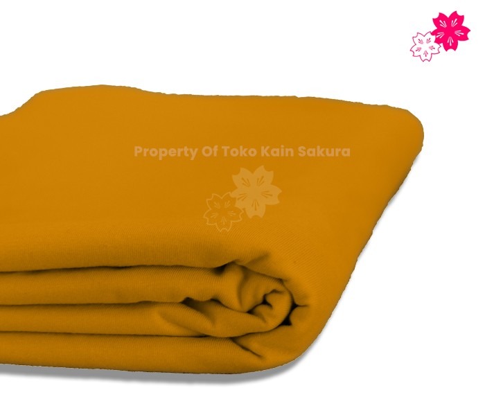 Cotton Combed 24s - Kuning Mas