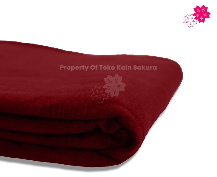 Cotton Combed 24s - Maroon