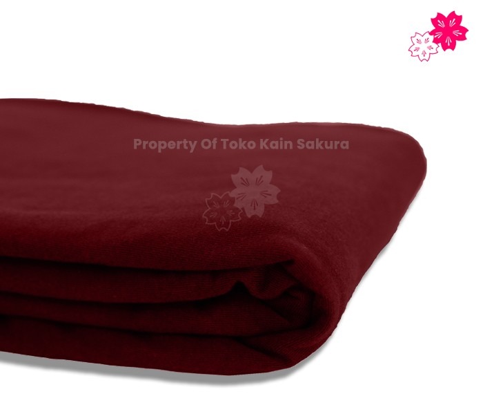 Cotton Combed 30s - Merah Hati